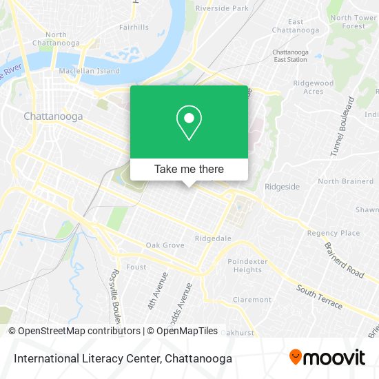 International Literacy Center map