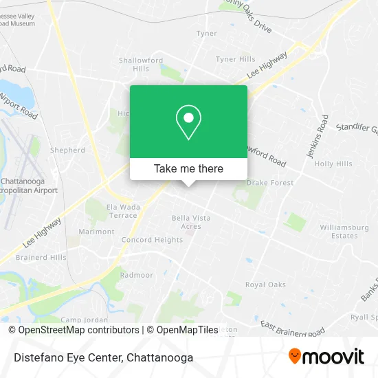Distefano Eye Center map