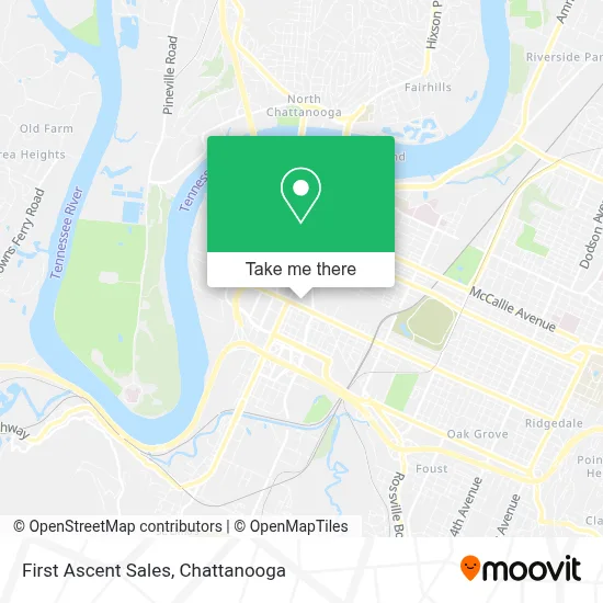 First Ascent Sales map