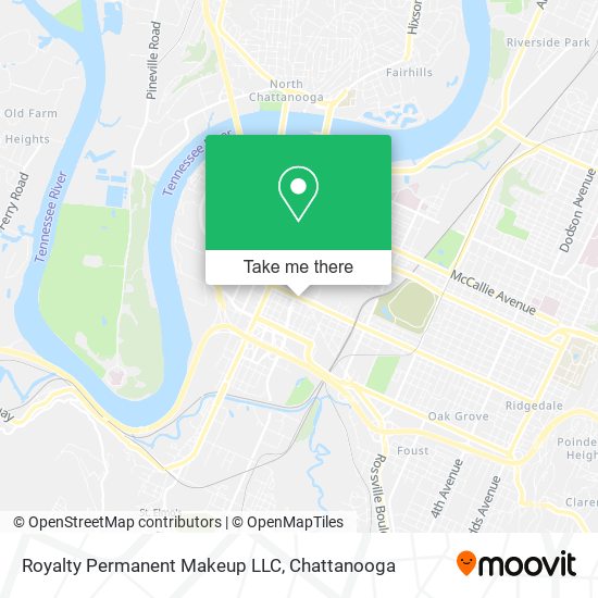 Royalty Permanent Makeup LLC map