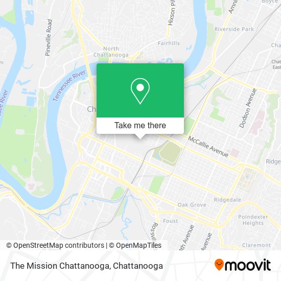 Mapa de The Mission Chattanooga