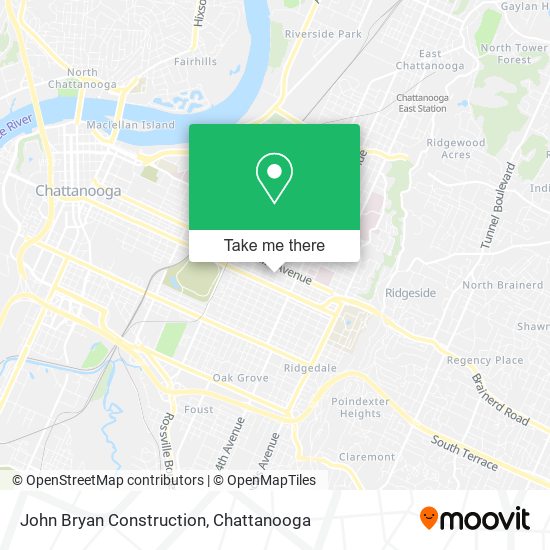 John Bryan Construction map