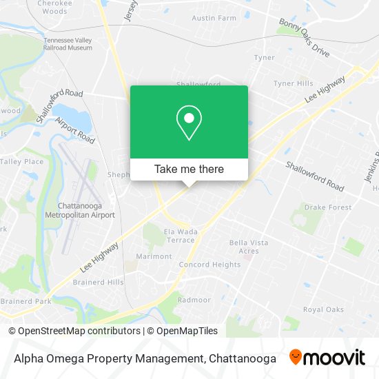 Mapa de Alpha Omega Property Management