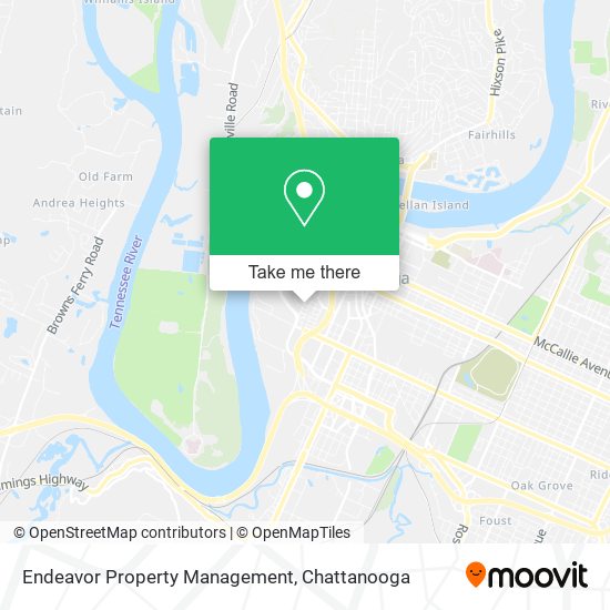Endeavor Property Management map