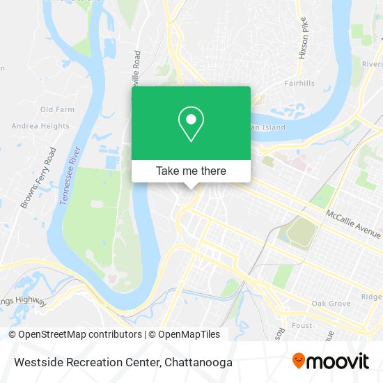 Mapa de Westside Recreation Center