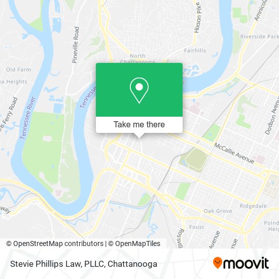 Stevie Phillips Law, PLLC map