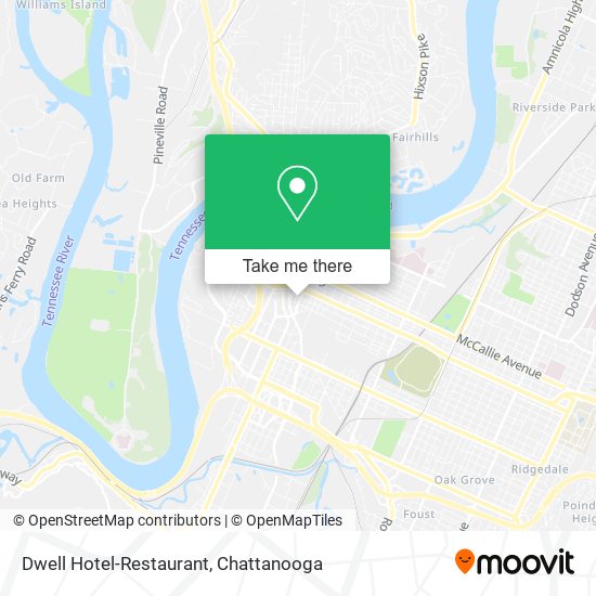 Mapa de Dwell Hotel-Restaurant