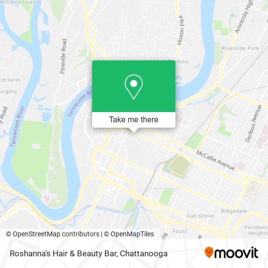 Mapa de Roshanna's Hair & Beauty Bar