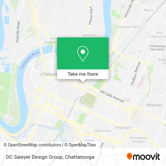 DC Sawyer Design Group map