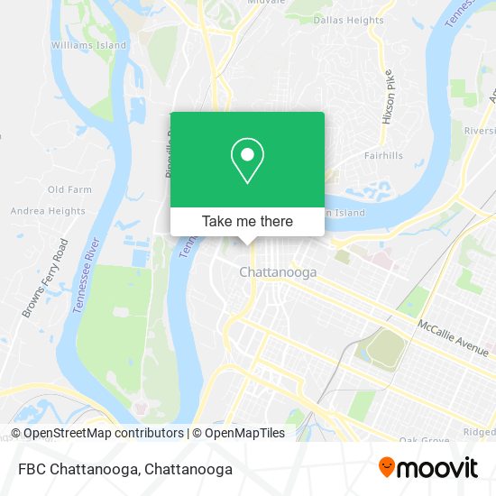 FBC Chattanooga map
