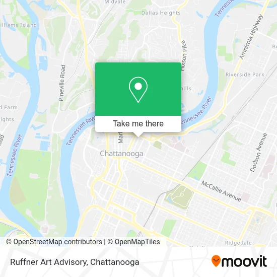 Ruffner Art Advisory map