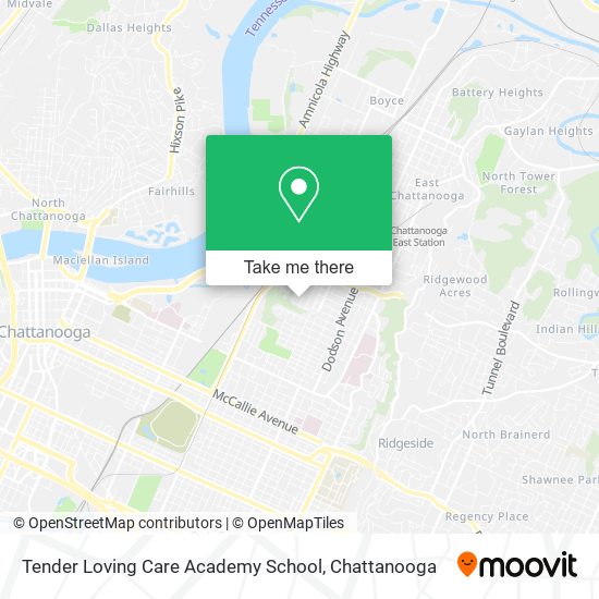 Mapa de Tender Loving Care Academy School