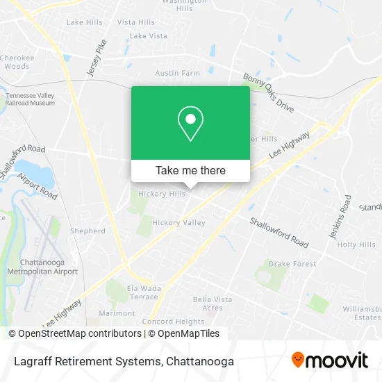 Mapa de Lagraff Retirement Systems
