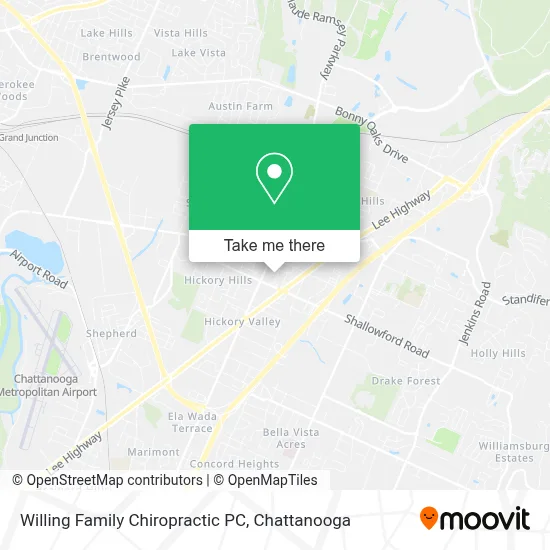 Willing Family Chiropractic PC map