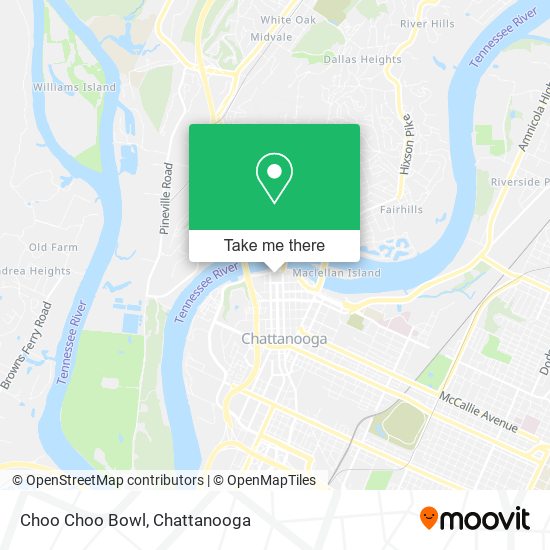 Choo Choo Bowl map