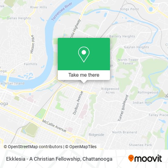 Ekklesia - A Christian Fellowship map