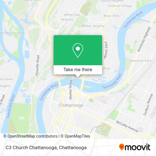 C3 Church Chattanooga map