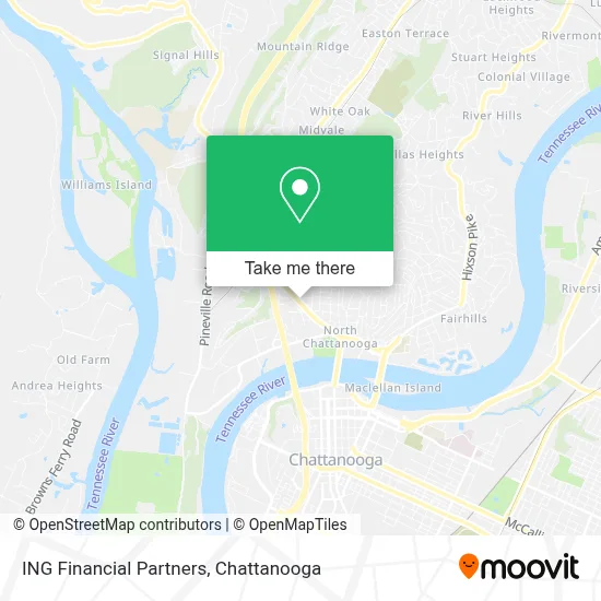 ING Financial Partners map