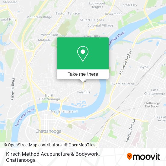 Kirsch Method Acupuncture & Bodywork map