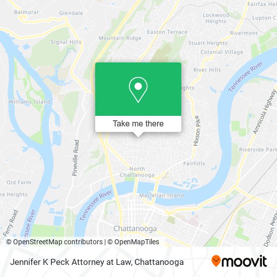 Mapa de Jennifer K Peck Attorney at Law