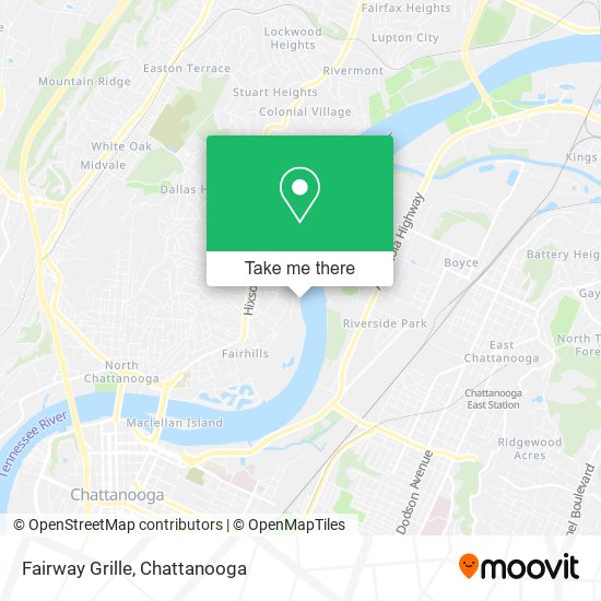 Fairway Grille map