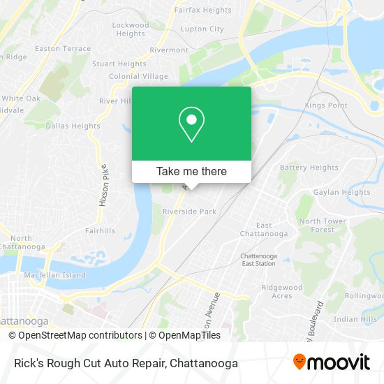 Mapa de Rick's Rough Cut Auto Repair