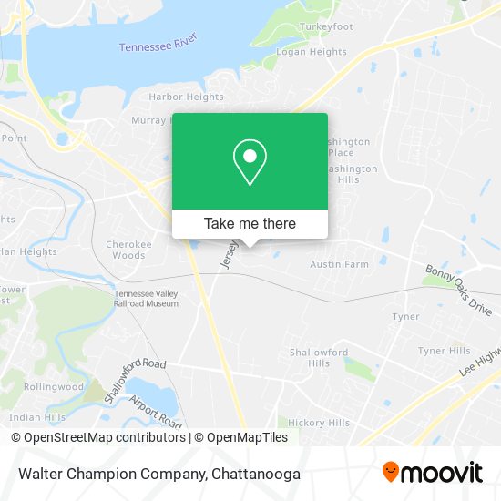 Mapa de Walter Champion Company