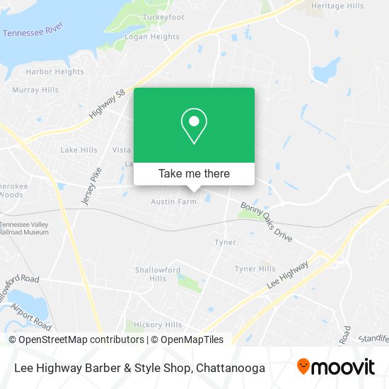 Lee Highway Barber & Style Shop map