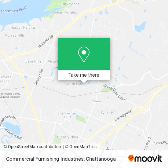 Mapa de Commercial Furnishing Industries