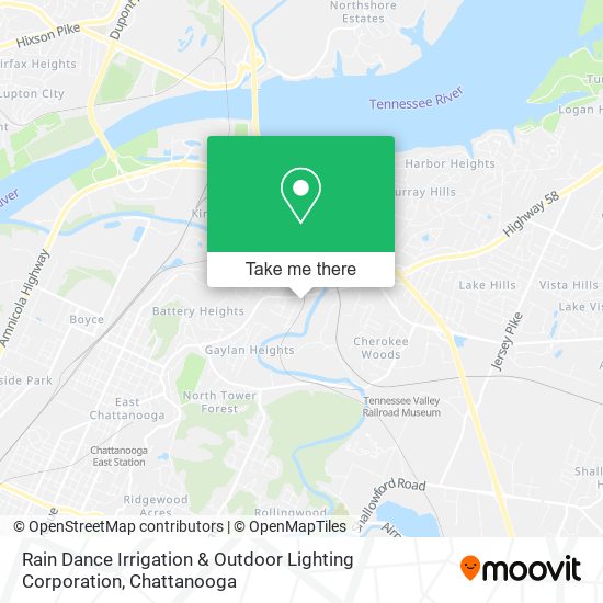 Rain Dance Irrigation & Outdoor Lighting Corporation map