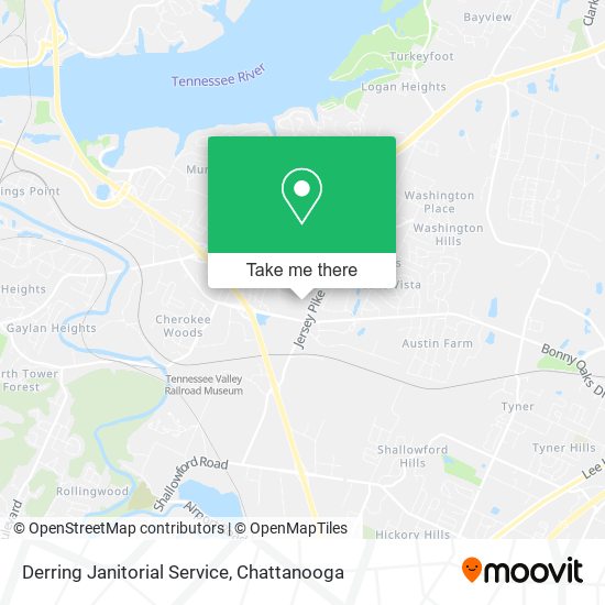 Derring Janitorial Service map