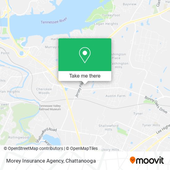 Mapa de Morey Insurance Agency