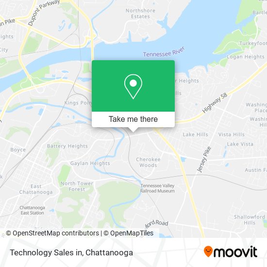 Mapa de Technology Sales in