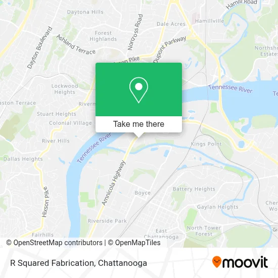 R Squared Fabrication map