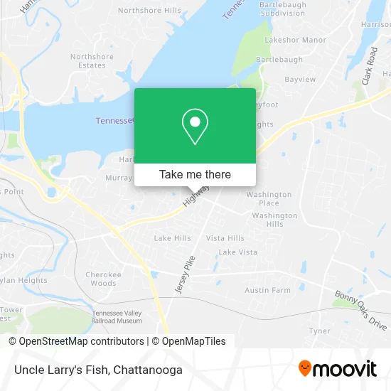 Uncle Larry's Fish map