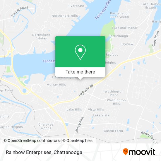 Rainbow Enterprises map