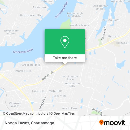Mapa de Nooga Lawns