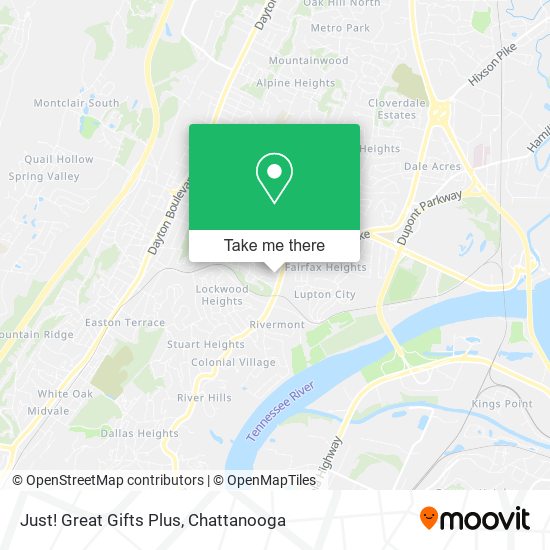 Mapa de Just! Great Gifts Plus