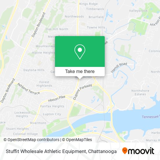 Mapa de Stuffit Wholesale Athletic Equipment