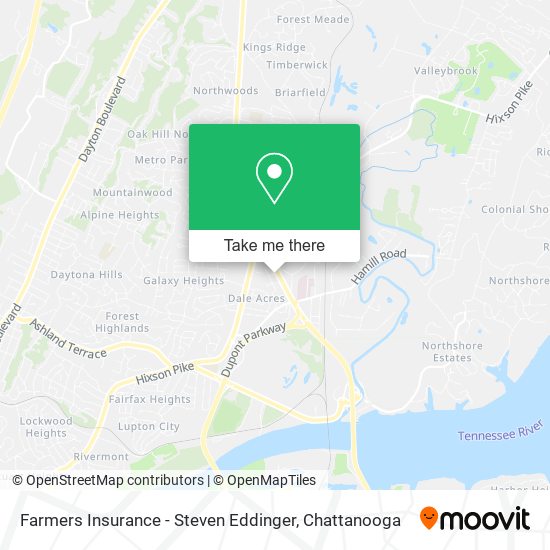 Mapa de Farmers Insurance - Steven Eddinger