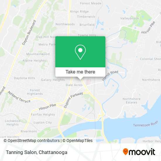 Mapa de Tanning Salon