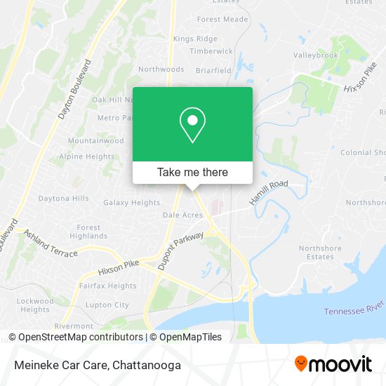 Meineke Car Care map