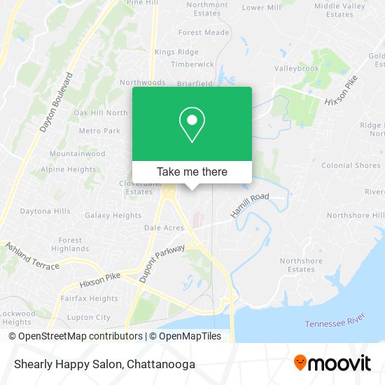 Shearly Happy Salon map