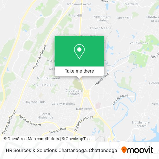 Mapa de HR Sources & Solutions Chattanooga