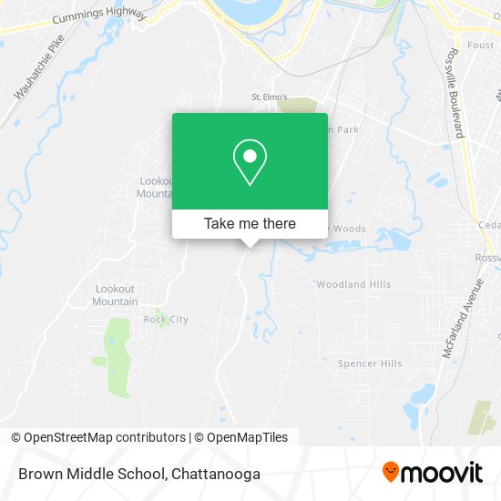 Mapa de Brown Middle School