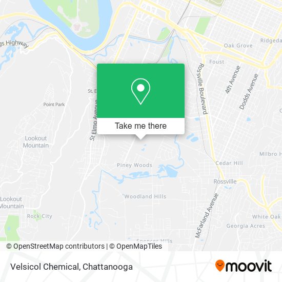 Mapa de Velsicol Chemical