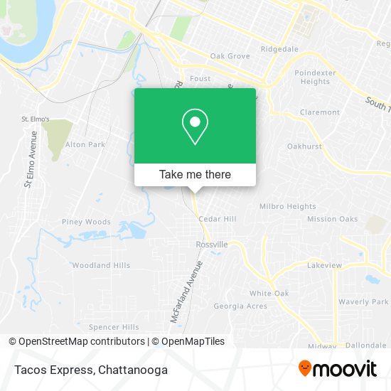 Tacos Express map