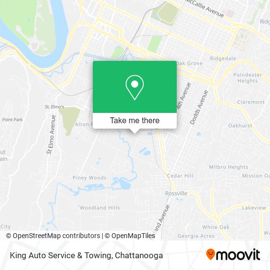 Mapa de King Auto Service & Towing