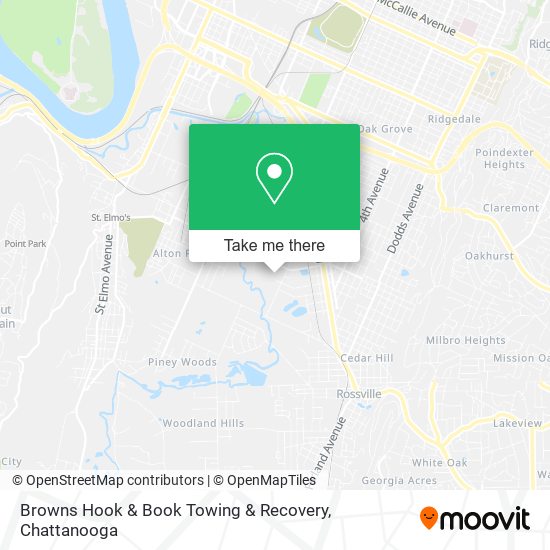Mapa de Browns Hook & Book Towing & Recovery