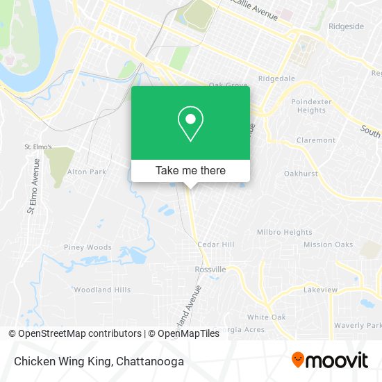 Chicken Wing King map